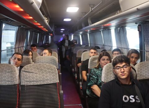 Bakı-Xocalı-Xankəndi-Şuşa avtobus reysinin ilk sərnişinləri yola salındı