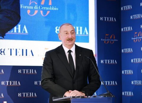 Prezident İlham Əliyev İtaliyada Beynəlxalq Çernobbio Forumunda – VİDEO