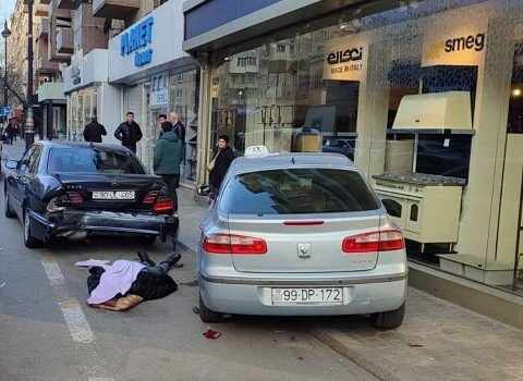 Bakıda qəza: 19 yaşlı gənc xəsarət aldı