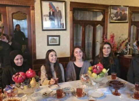 Leyla Əliyeva Lerikdə şəhid qardaşlarının ailəsində oldu