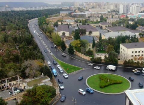 Bakının Mətbuat prospektində təmir işləri yekunlaşdı