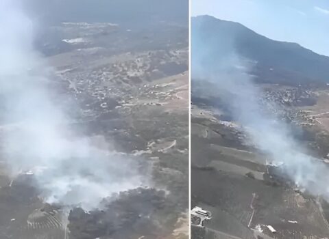 Türkiyədə meşə yanır, helikopter və təyyarələr cəlb olunub