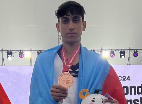 Azərbaycan taekvondoçusu dünya çempionatında bürünc medal qazandı