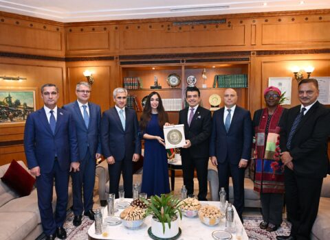 Leyla Əliyeva ICESCO-nun qərargahında olub