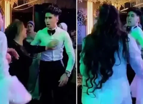 Toyda bəy gəlini yumruqla vurdu – ANBAAN GÖRÜNTÜ