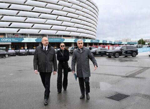 İlham Əliyev Bakı Olimpiya Stadionunun ərazisində COP29-la bağlı yaradılan şəraitlə tanış oldu – YENİLƏNDİ