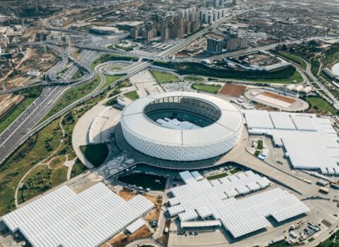 COP29-un keçiriləcəyi Bakı Stadionunda inşaat işlərinin 99 faizi tamamlandı