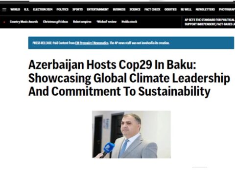 Vasif Həsənli dünyaca nüfuzlu “Associated Press” agentliyində COP29-dan yazdı — TAM MƏTN