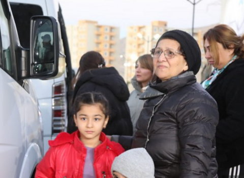 Cəbrayıl şəhərinə növbəti köç karvanı yola salındı
