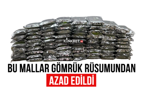 Bu mallar gömrük rüsumundan azad edildi – QƏRAR