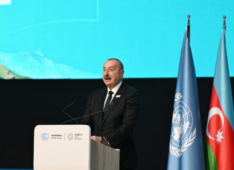 İlham Əliyev COP29-un açılış mərasimində çıxışı zamanı Azərbaycana qarşı ittihamlardan danışıb