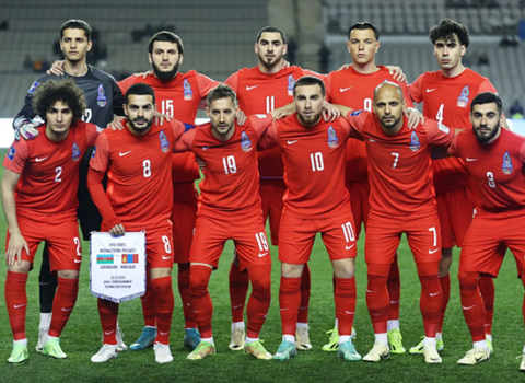 Millətlər Liqası: Azərbaycan yığması ilk xalını qazandı