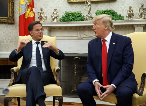 Rutte Trampla görüşüb