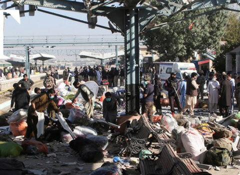 Pakistanda 26 nəfərin öldüyü, 53 nəfərin yaralandığı terrorun VİDEOSU