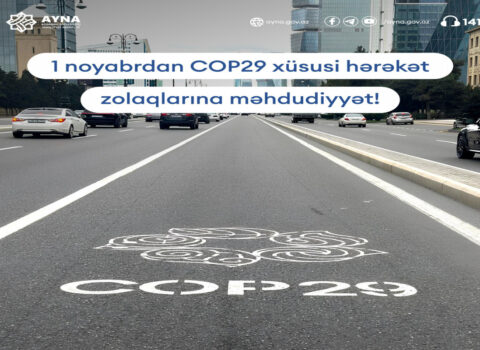 Bakıda COP29 zolaqlarına daxil olmaq qadağan edildi