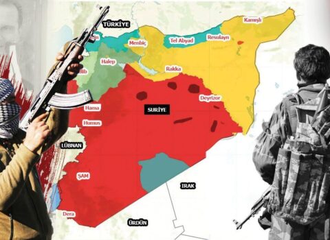 Suriyanın son xəritəsi – Hansı qrup hansı əraziləri idarə edir?