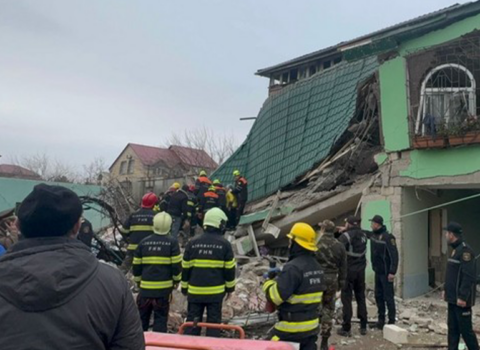 Vüqar Həşimovun valideynlərinin evində partlayış