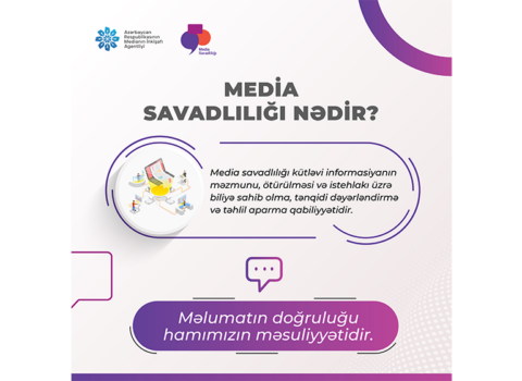 İnformasiya savadlılığı: Media subyektlərinin düzgün maarifləndirmədə rolu