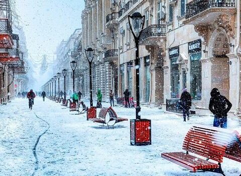 Sulu qar, qar yağır, külək gücləndi – FAKTİKİ HAVA