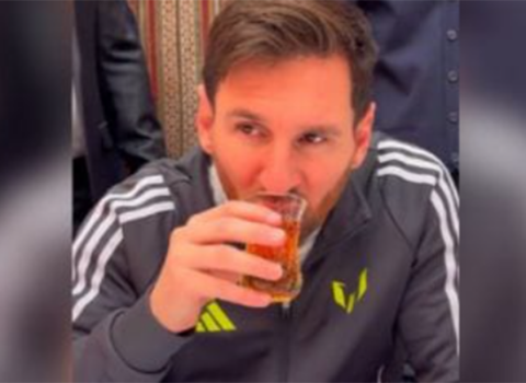 Messi Bakı səfərindən video paylaşdı