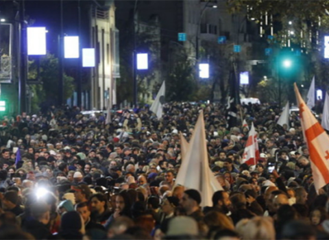 Tbilisidə yenidən aksiya keçirilir
