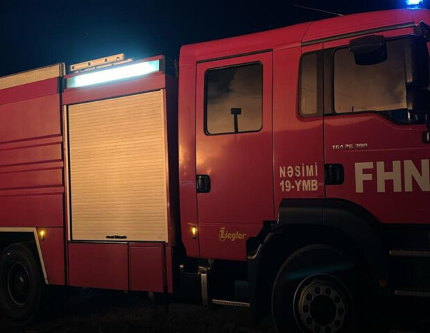 Bakıda güclü yanğın başladı – FOTO