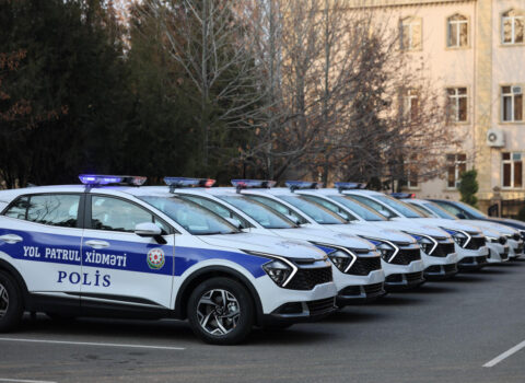 Polis orqanlarına yeni avtomobillər verildi