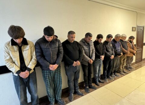 İmişlidə saxlanılan 14 nəfər həbs olundu