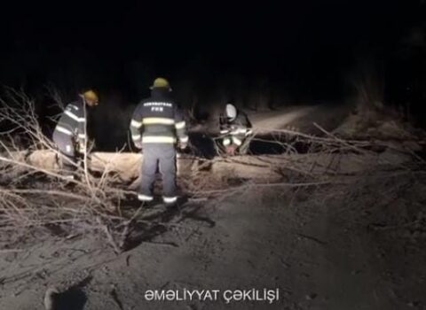 Zəngilanda magistral yolda hərəkət bərpa edildi – VİDEO