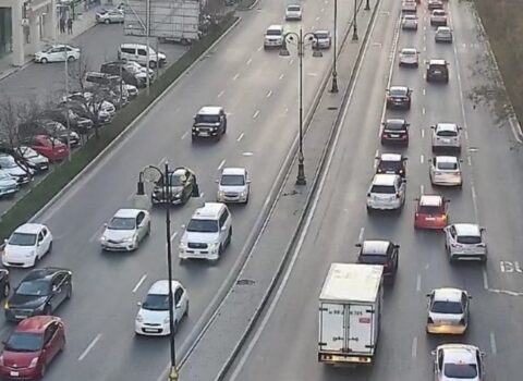 Bakının bir sıra yollarında tıxac müşahidə olunur