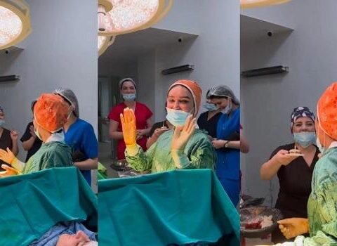 Əməliyyat otağında ad günü 2 min manata başa gəldi – Video