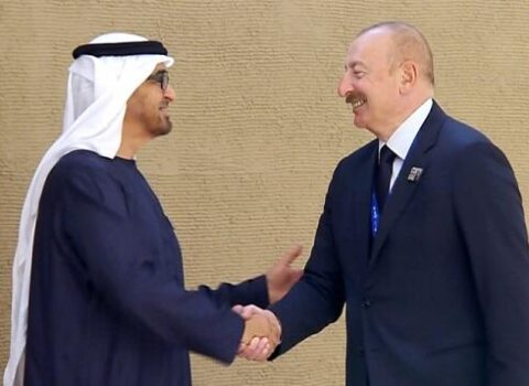 Prezidentlər İlham Əliyev və Şeyx Məhəmməd bin Zayed Al Nəhyan birgə nahar ediblər