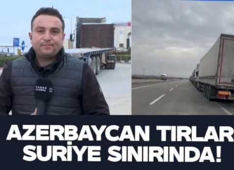 Bakıdan göndərilən humanitar yardım Suriya sərhədinə çatdı – VİDEO