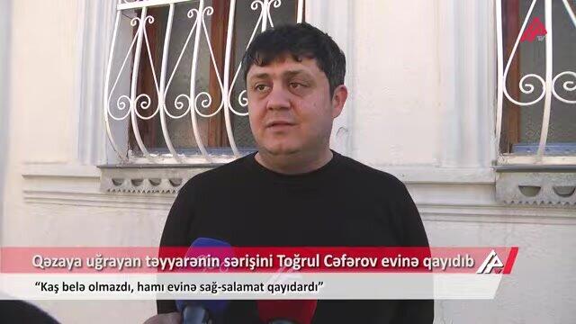 Aktau faciəsində xilas olan Toğrul Cəfərov: “Pilot bizi suya eniş üçün hazırladı”