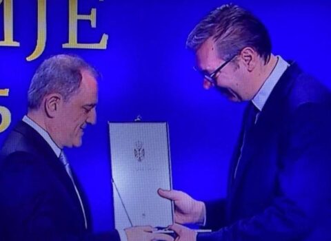 Ceyun Bayramova “Serbiya Bayrağı” ordeni verildi – FOTO