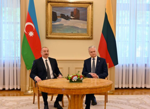 Əliyev Litva ilə münasibətlərdən danışdı: “Davam etdirəcəyik”