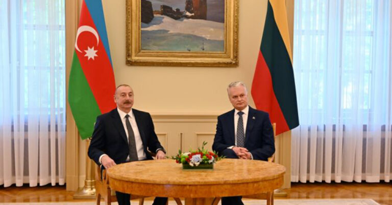 Əliyev Litva ilə münasibətlərdən danışdı: “Davam etdirəcəyik” Əliyev Litva ilə münasibətlərdən danışdı: “Davam etdirəcəyik”