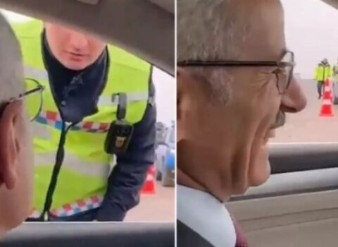 Türkiyədə polis naziri tanımadı – “İcazə verin…” – VİDEO