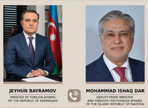 Azərbaycan və Pakistan XİN rəhbərləri danışdı