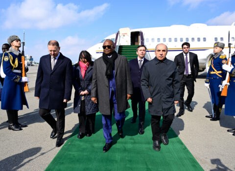 Qvineya-Bisau prezidenti Azərbaycana gəldi – FOTOLAR