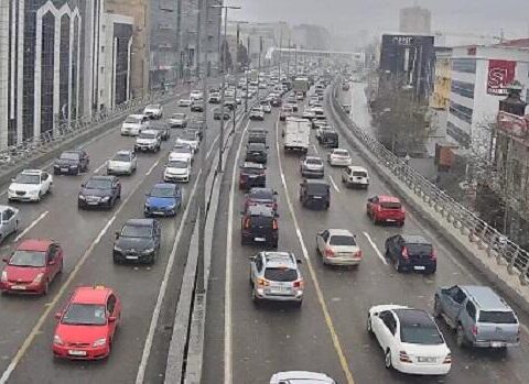 Bakıda bu yollarda tıxac yarandı