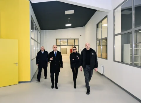 İlham Əliyev sosial şəbəkə hesabında Ağdama səfərindən görüntülər paylaşıb