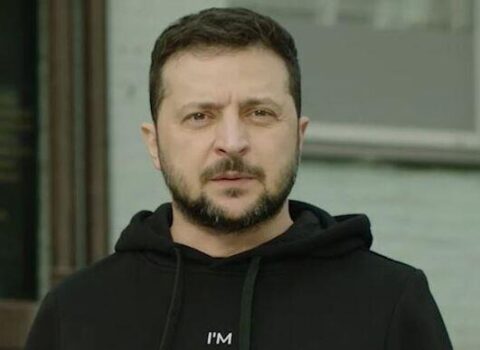 Zelenski Qəbələ şəhərində