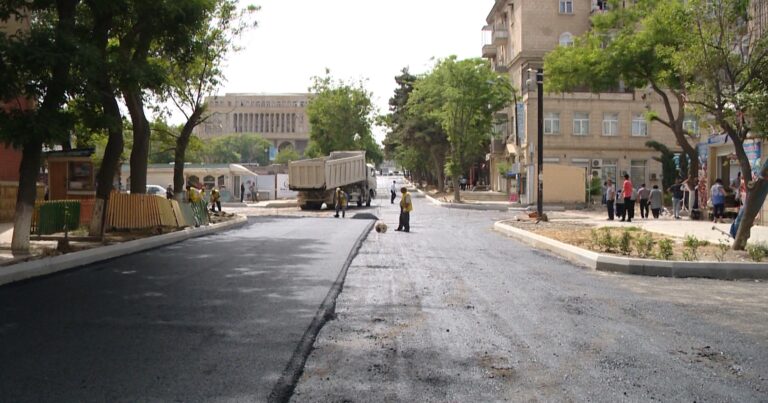 Bakıda daha bir küçədə mikromobillik zolağı təşkil edildi Bakıda daha bir küçədə mikromobillik zolağı təşkil edildi