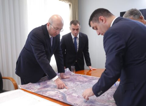 Yevlax şəhərinin yeni Baş plan layihəsi ilə bağlı hazırlıq işləri görülür