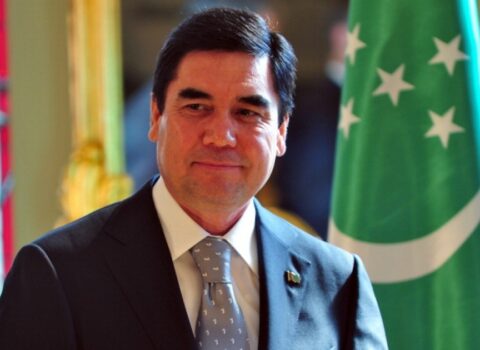 Qurbanqulu Berdiməhəmmədov Əliyevi Ramazan bayramı münasibətilə təbrik edib