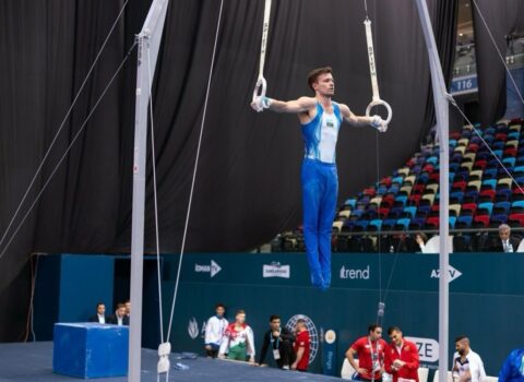 Gimnastımız Dünya Kubokunda qızıl medal qazandı