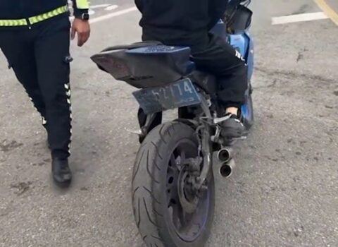 Narkotik qəbul edib motosiklet sürdü – Həbs edildi