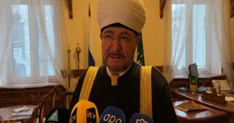 Ravil Qaynutdin: “Şuşa məscidində namaz qılmaq mənim üçün xüsusi şərəf idi” – FOTOLAR