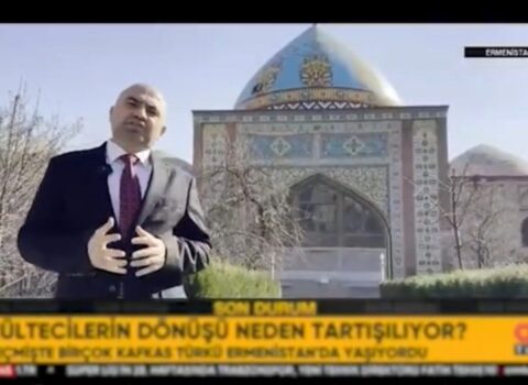 Türk jurnalist İrəvanda bunları dedi, ermənilər dəli oldu – VİDEO
